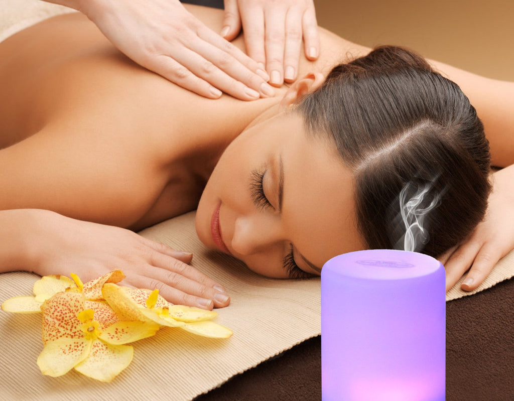 AuraMist diffuser spa lifestyle